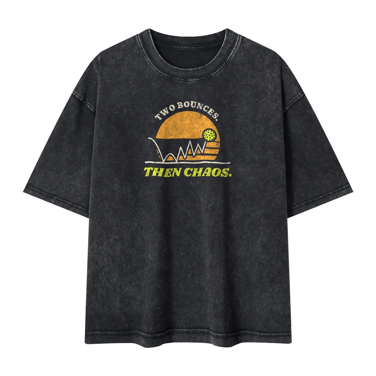 Two Bounces Tee in Black