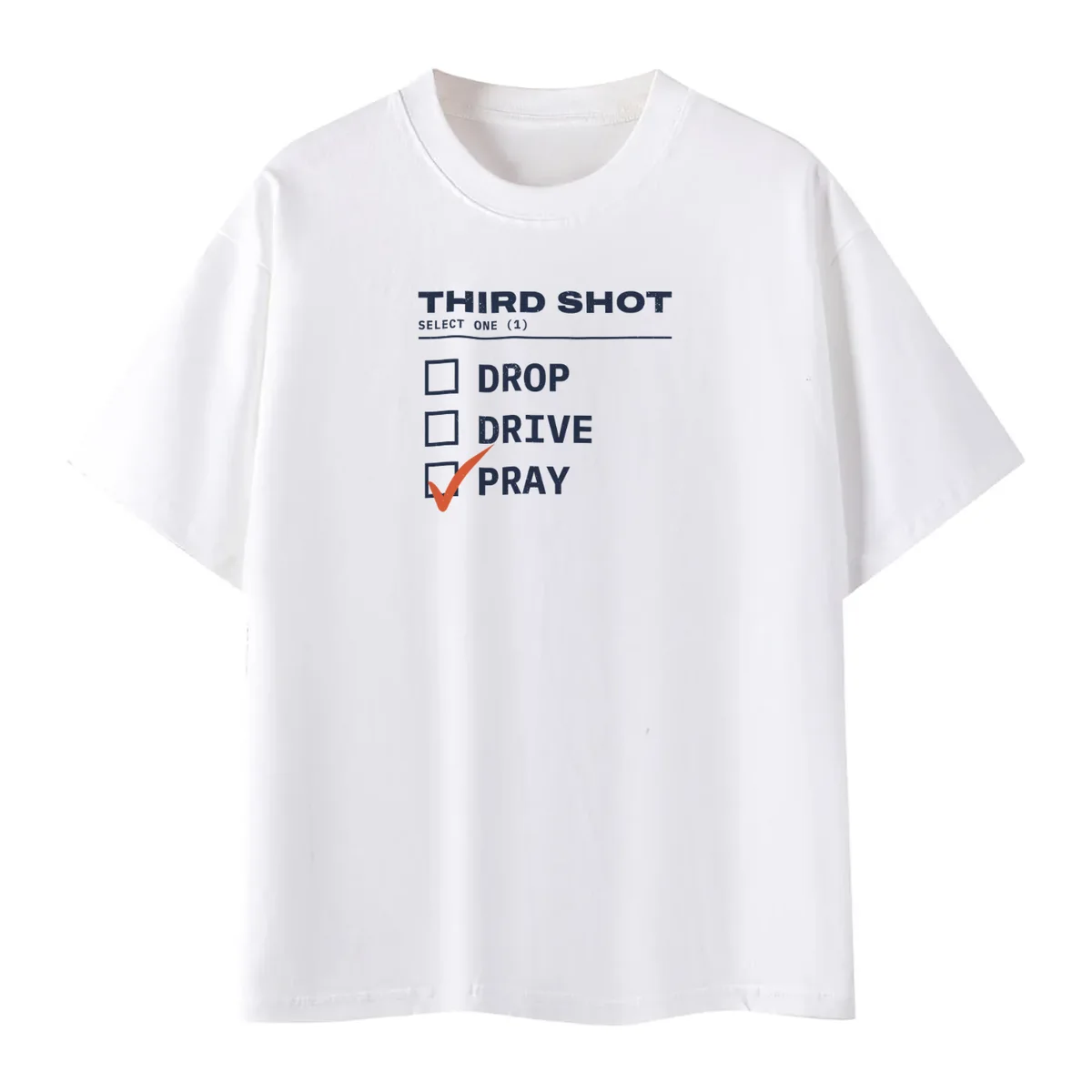 Third Shot Tee in White