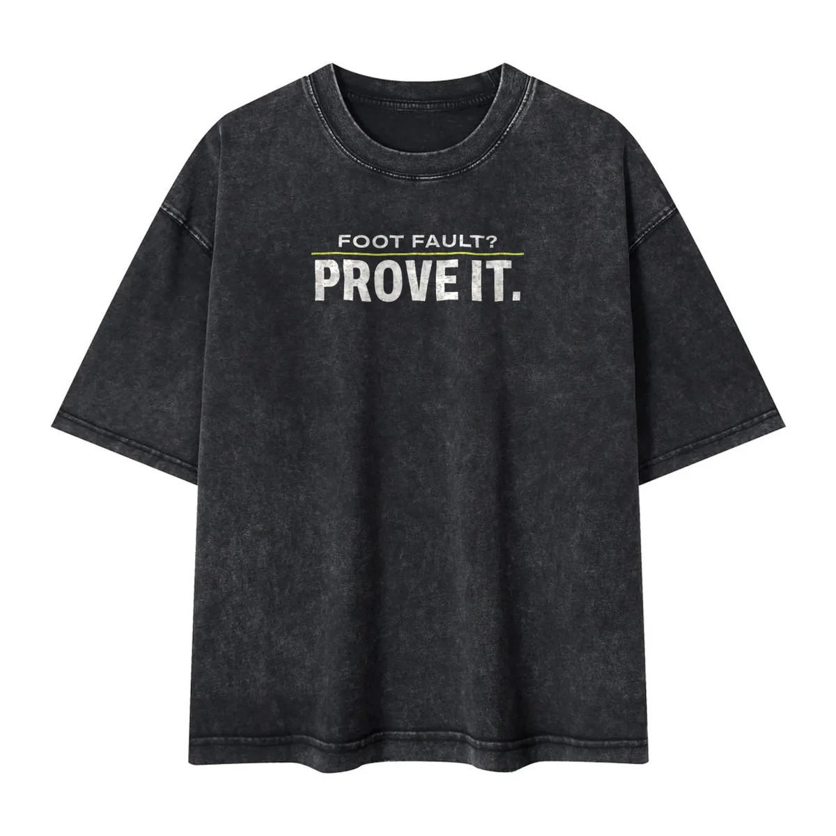 Foot Fault Tee in Black