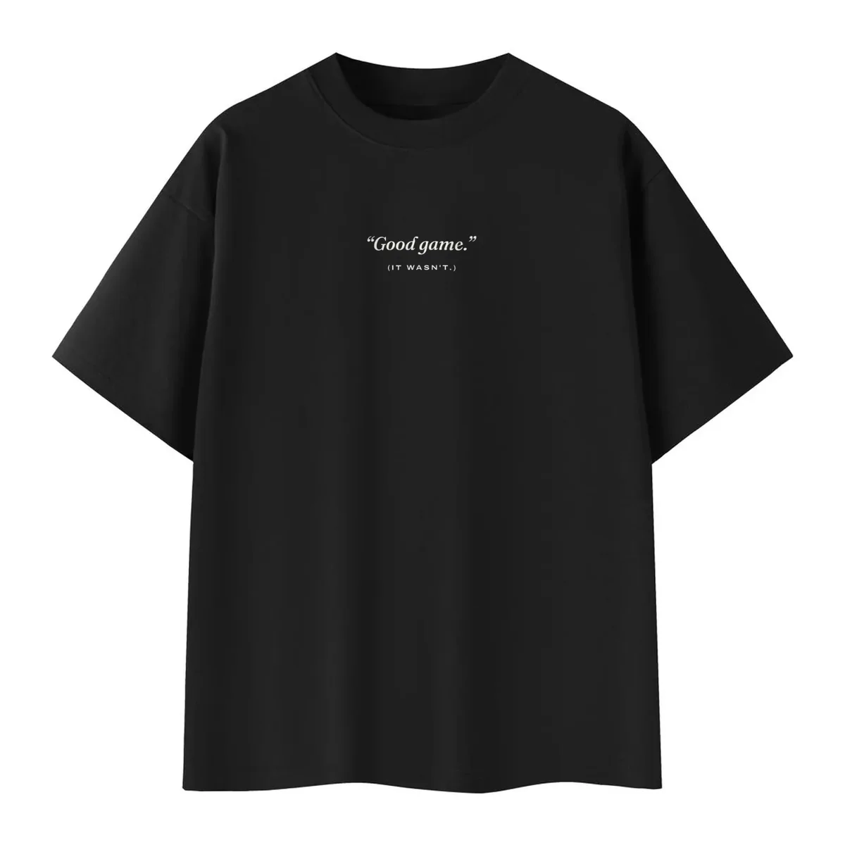 Good Game Tee in Black