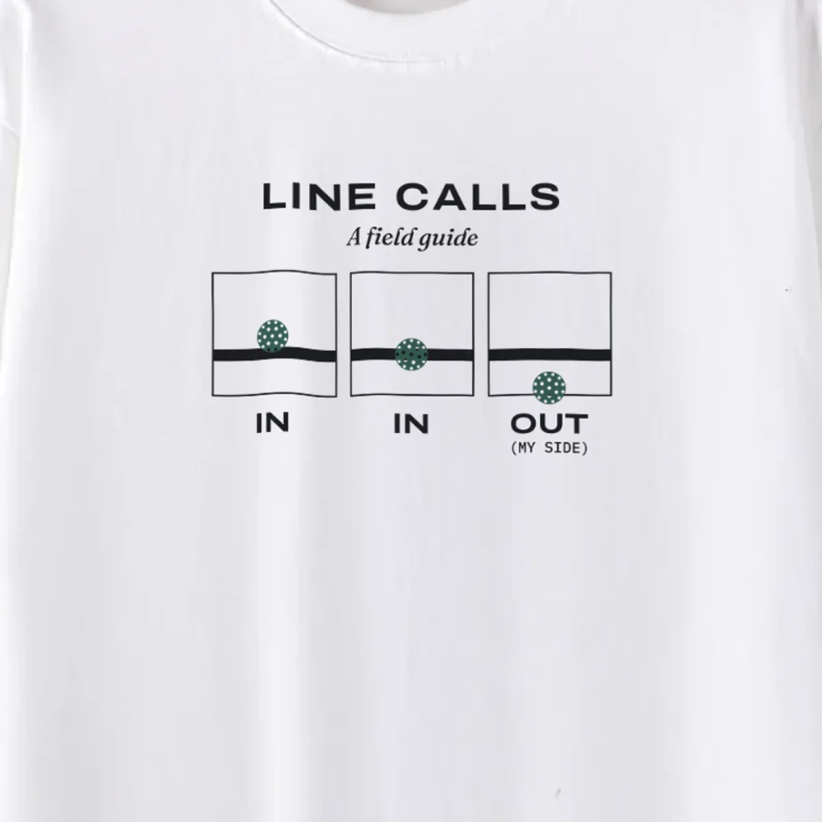 Line Calls Field Guide Tee