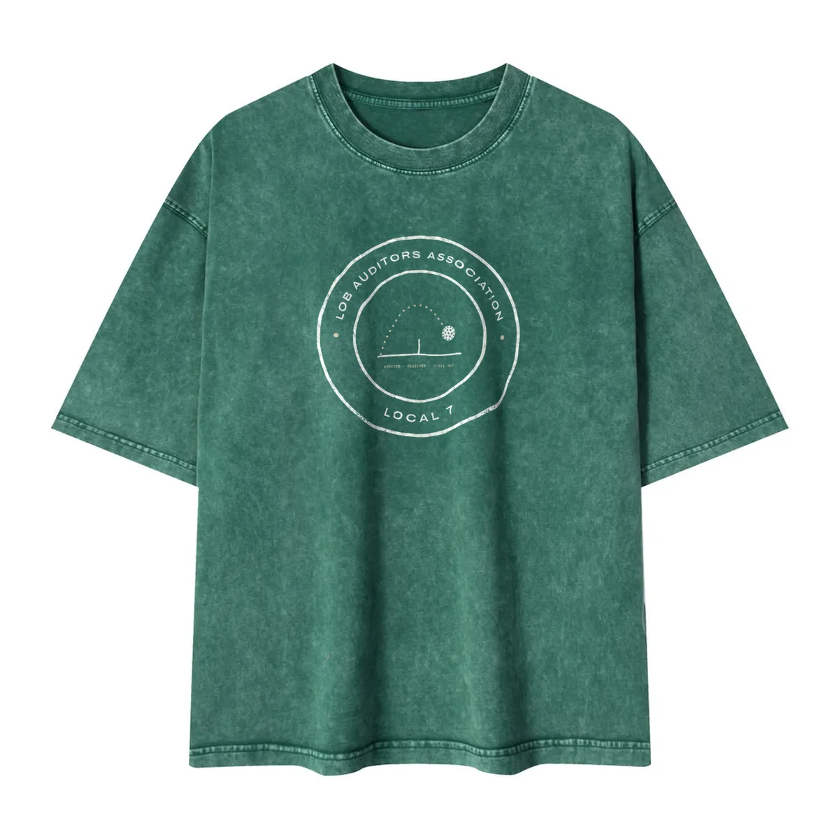 Lob Auditors Association Tee in Blackish Green