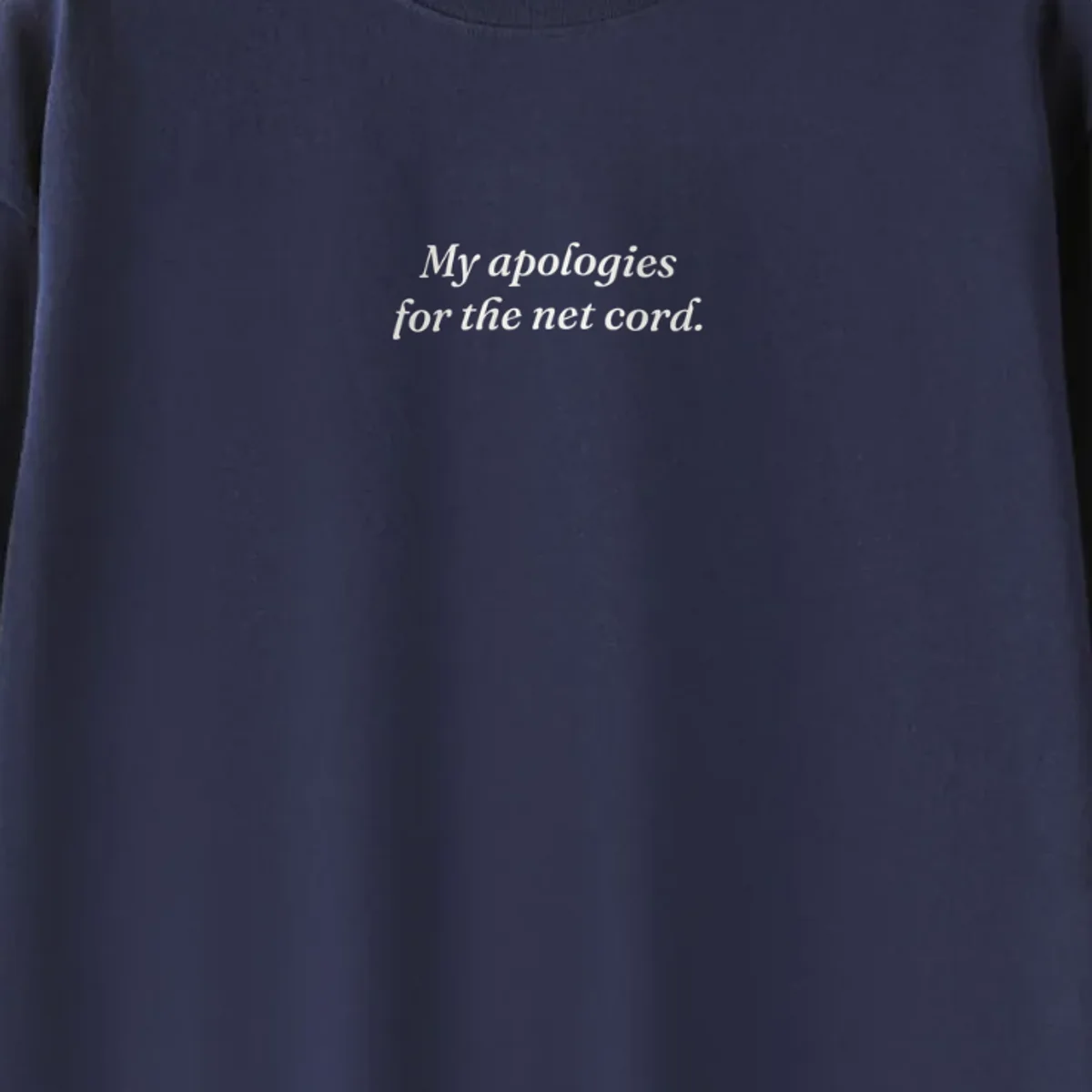 Net Cord Apology Tee