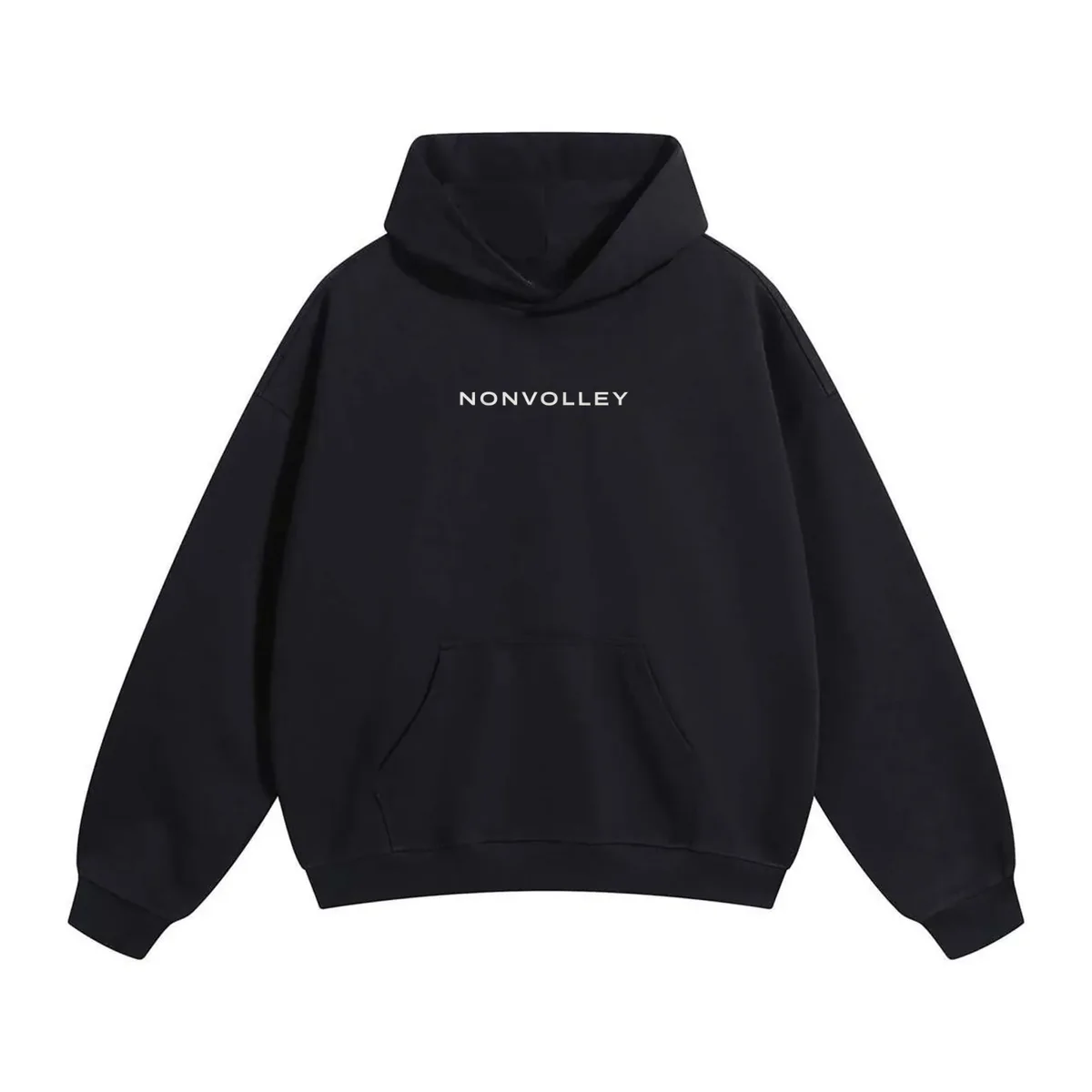 Wordmark Hoodie in Black