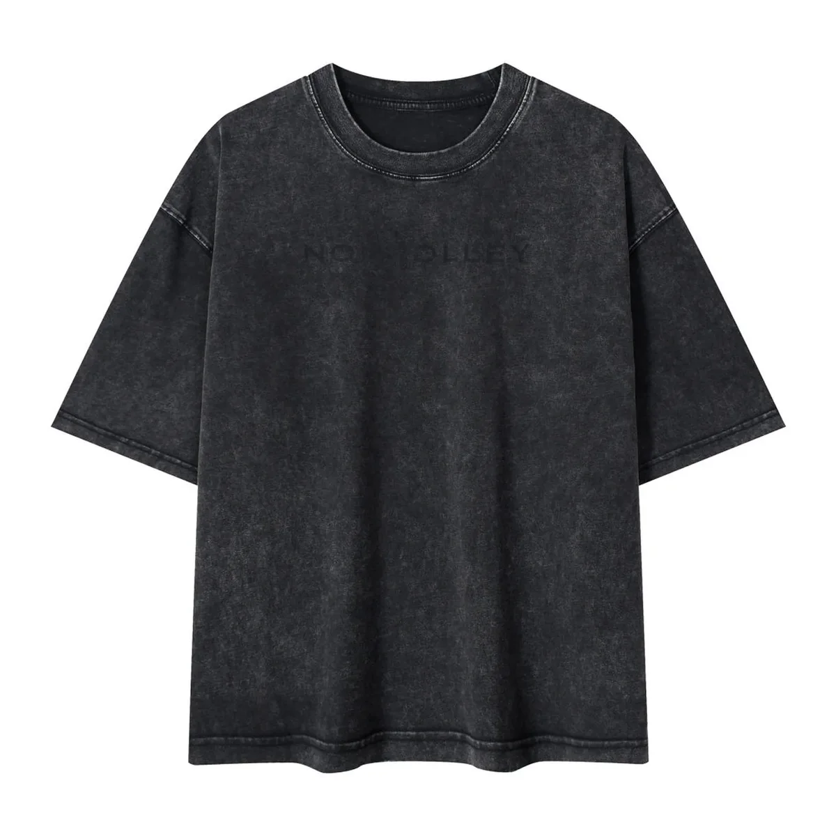 Tonal Wordmark Tee in Black