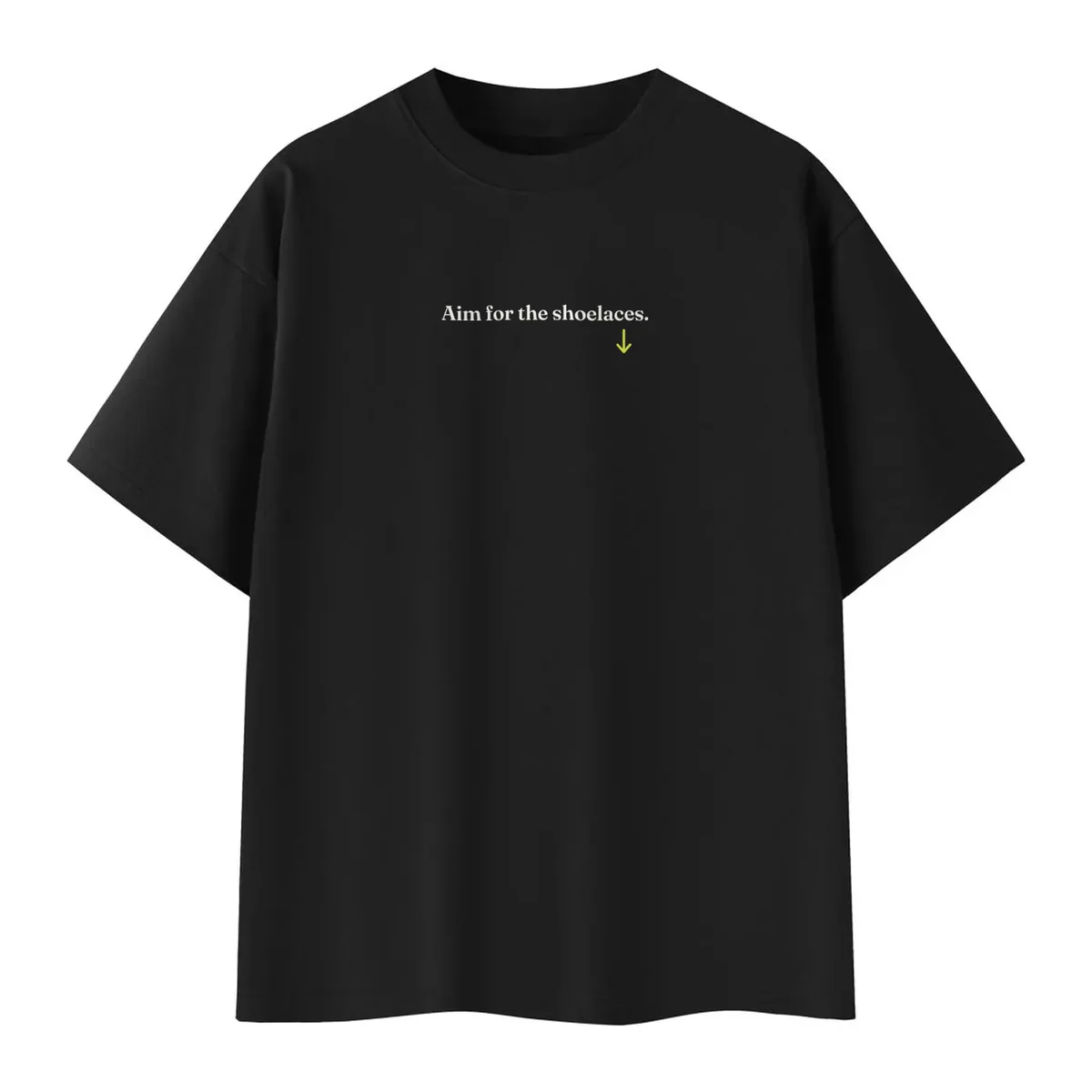 Aim for the Shoelaces Tee