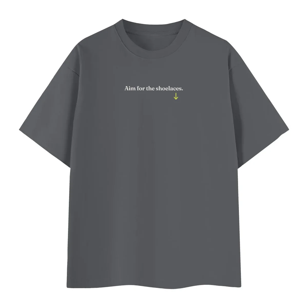 Aim for the Shoelaces Tee